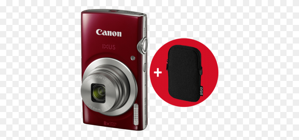 Digital Cameras Canon Ixus Red Essential Kit, Camera, Digital Camera, Electronics Free Transparent Png