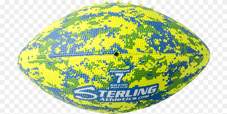 Digital Camo Rubber Camp Football American Football, Rugby, Sport, Animal, Reptile Free Png Download