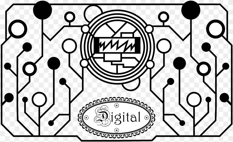 Digital Circuit As The Circuit Configuration Digital Electronics, Logo, Astronomy, Moon, Nature Png Image