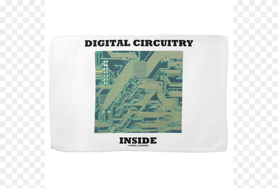 Digital Circuitry Inside Kitchen Towels Electronic Circuit, Cushion, Home Decor, Electronics, Hardware Free Png