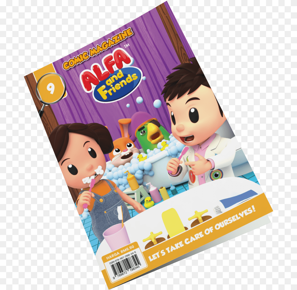 Digital Comic Book In App For Kids Cartoon, Publication, Baby, Person, Comics Free Png