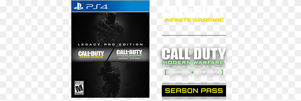 Digital Deluxe Edition Call Of Duty Infinite Warfare Legacy Pro Edition, Advertisement, Poster, Adult, Male Png Image