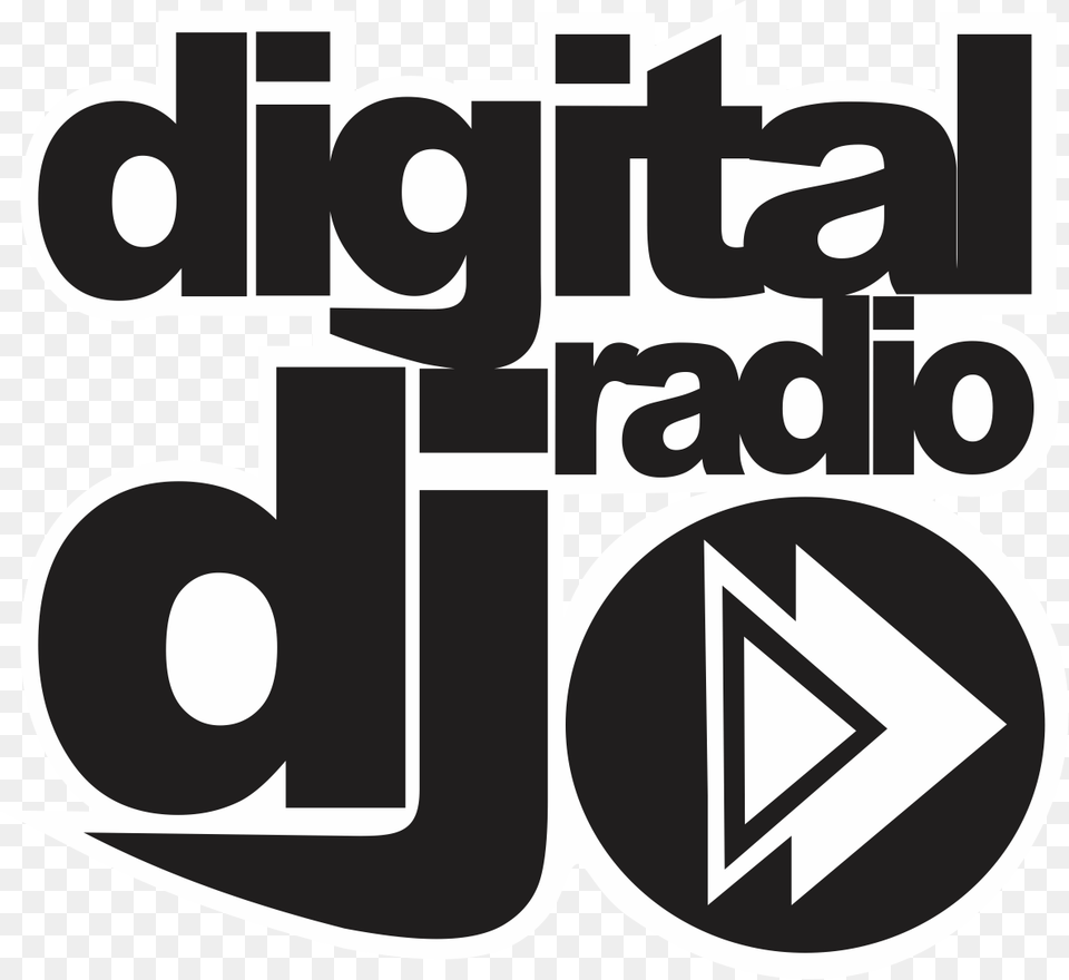 Digital Dj Radio Radio Dj 24 Horas De Msica Eletronica Logo, Text, Bulldozer, Machine Png Image