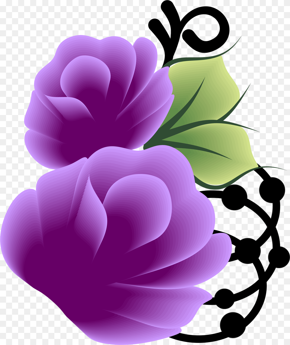 Digital Download Botany Clipart Flower Clip Art Flor Para Unhas, Petal, Plant, Purple, Geranium Free Transparent Png