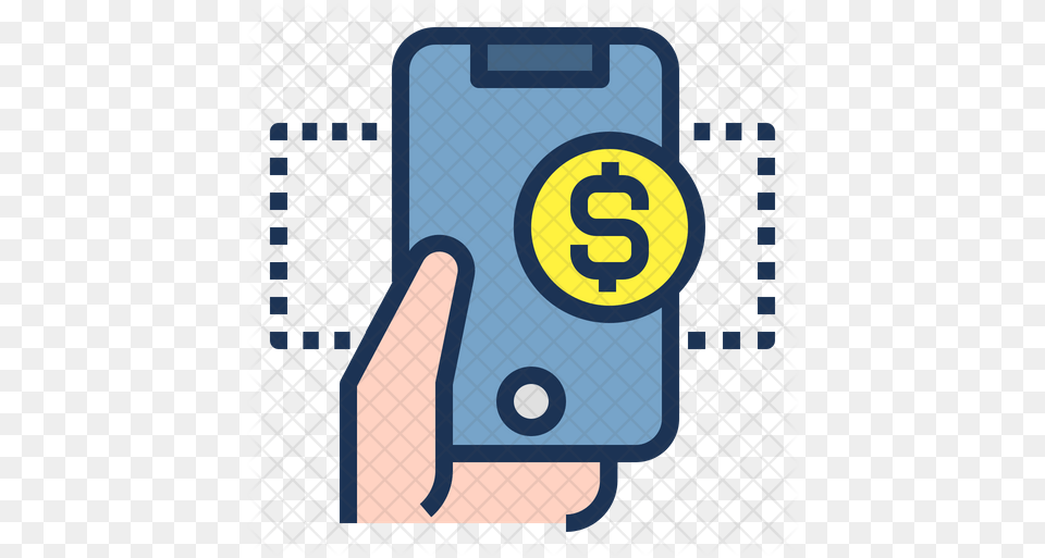 Digital Finance Icon Handphone Icon, Electronics, Phone, Text, Mobile Phone Free Png Download