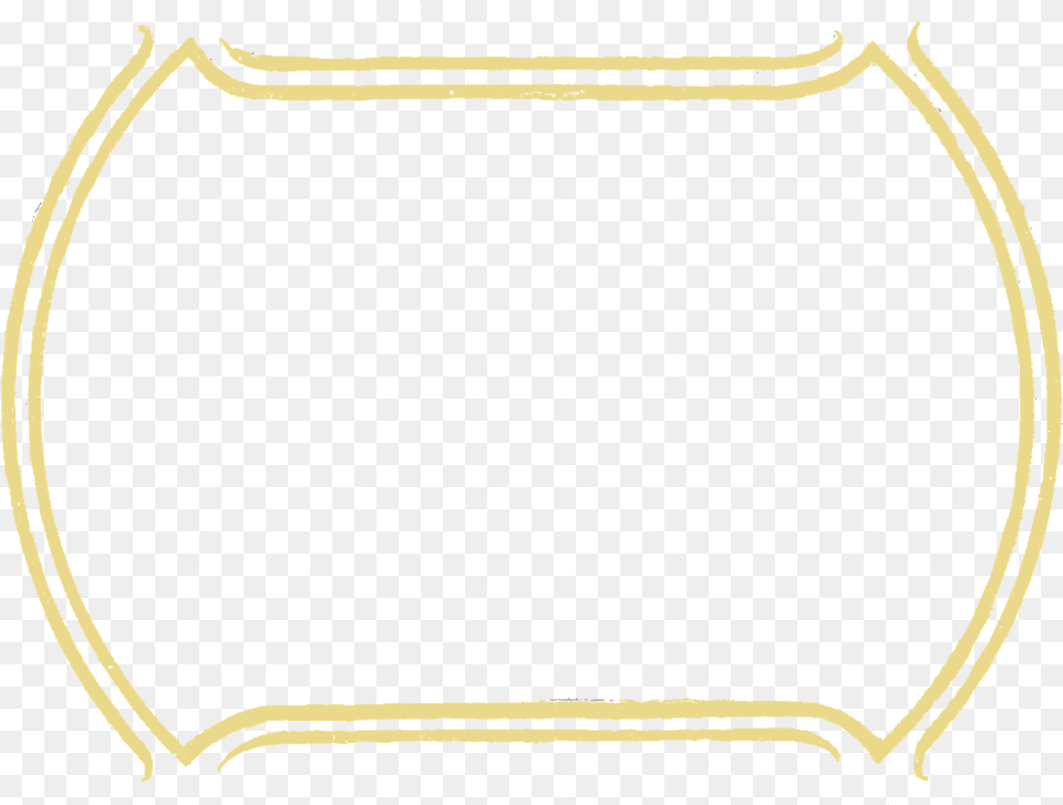 Digital Frame Custard Yellow Picture Frame, Text Free Transparent Png