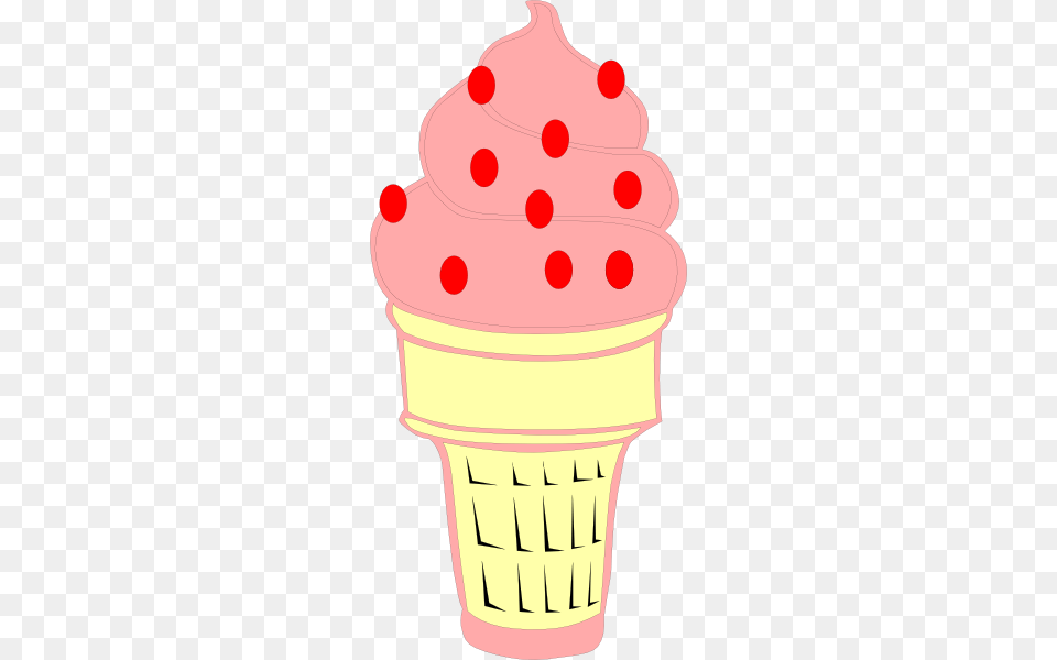 Digital Ice Cream Clip Art Printable Ice Cream Party Strawberry Ice Cream Clip Art, Ice Cream, Dessert, Food, Snowman Png Image