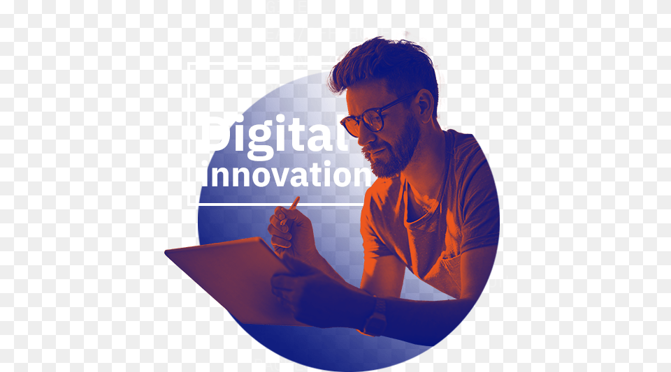 Digital Innovation Illustration, Advertisement, Poster, Photography, Male Png Image