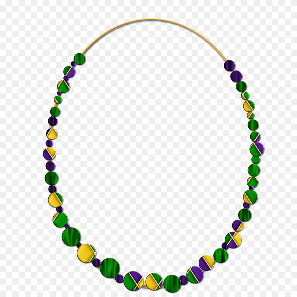 Digital Mardi Gras Necklace Graphic, Accessories, Jewelry, Bead, Bead Necklace Free Png