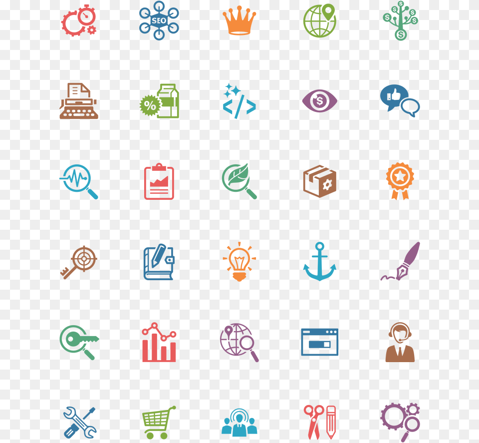 Digital Marketing Agency Icons, Alphabet, Text, Symbol, Person Free Transparent Png