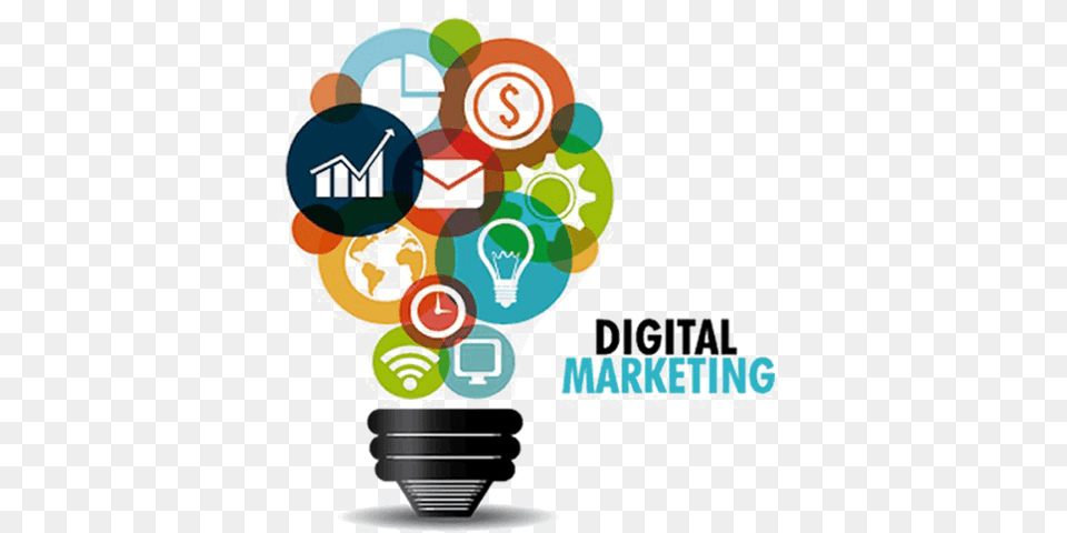 Digital Marketing Download Marketing Digital Social Media, Light, Lightbulb, Advertisement, Dynamite Free Png