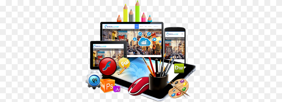 Digital Marketing Web And Graphics Design, Computer, Computer Hardware, Electronics, Hardware Free Png