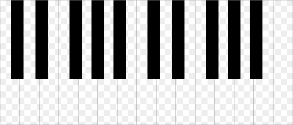 Digital Piano Musical Keyboard Computer Keyboard Octave Piano Keyboard Two Octaves, Gray Free Png Download