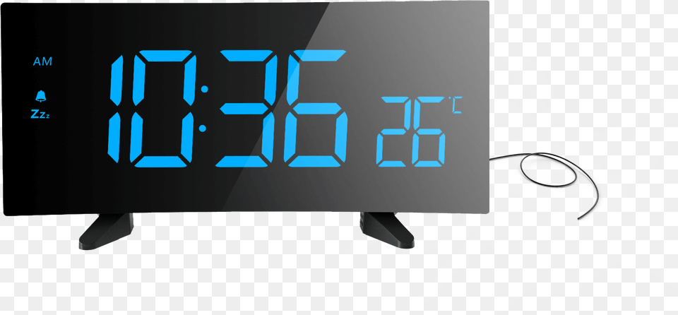Digital Radio Alarm Clock Led Backlit Lcd Display, Computer Hardware, Electronics, Hardware, Monitor Free Png Download