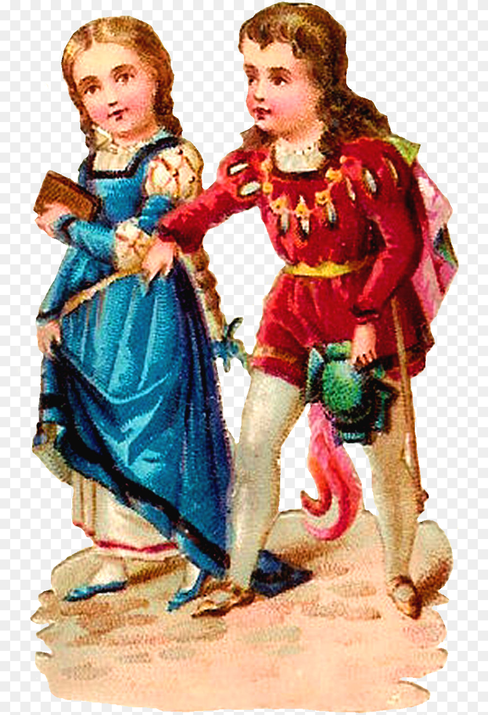 Digital Romantic Couple Clip Art Of Medieval Middle Ages, Painting, Adult, Wedding, Person Free Transparent Png