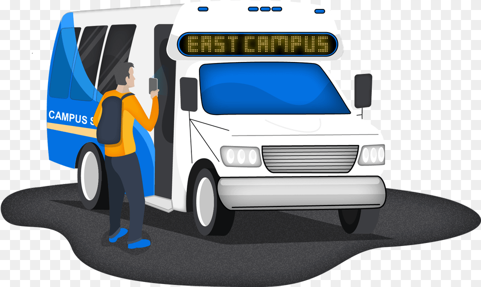 Digital School Bus Passes Minibus, Vehicle, Van, Transportation, Adult Free Transparent Png