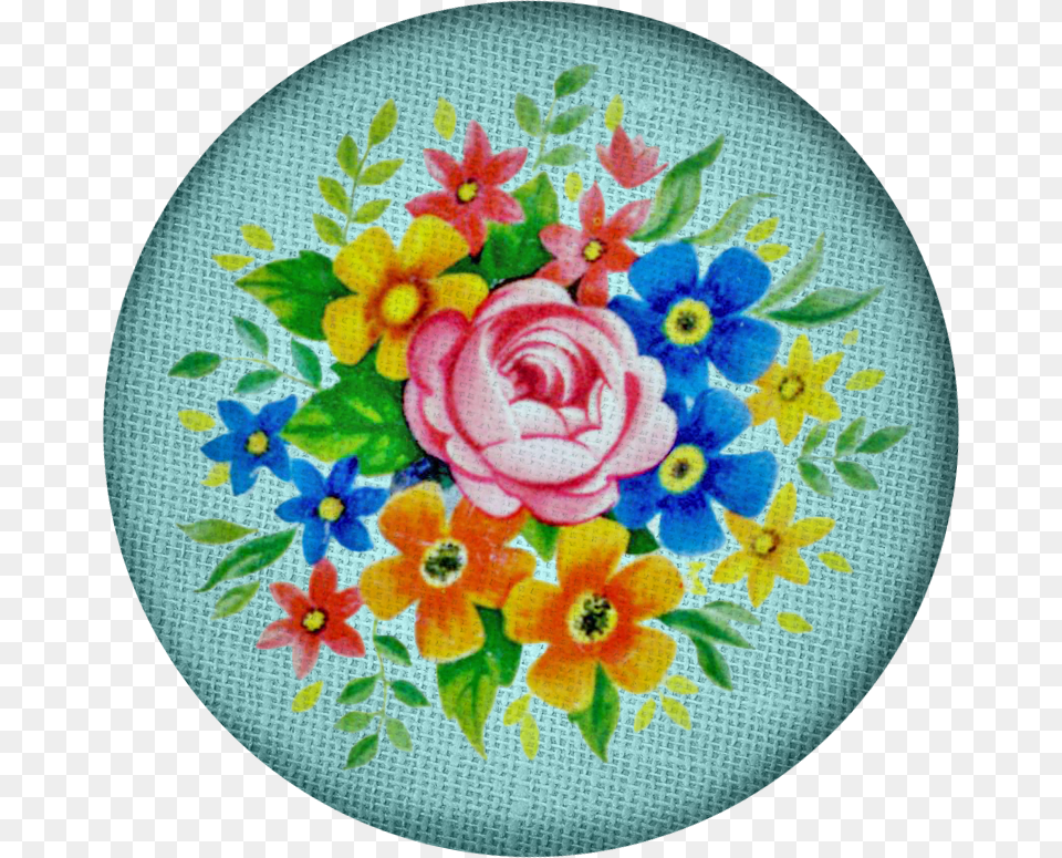 Digital Scrapbooking Vintage Fabric Button1 Fptfy, Stitch, Embroidery, Pattern, Rose Free Png