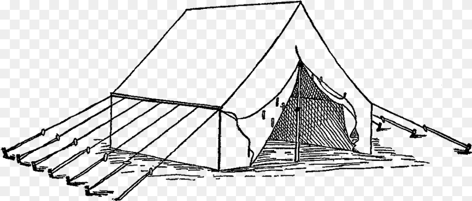 Digital Stamp Design Vintage Camp Tent Illustration Free Transparent Png