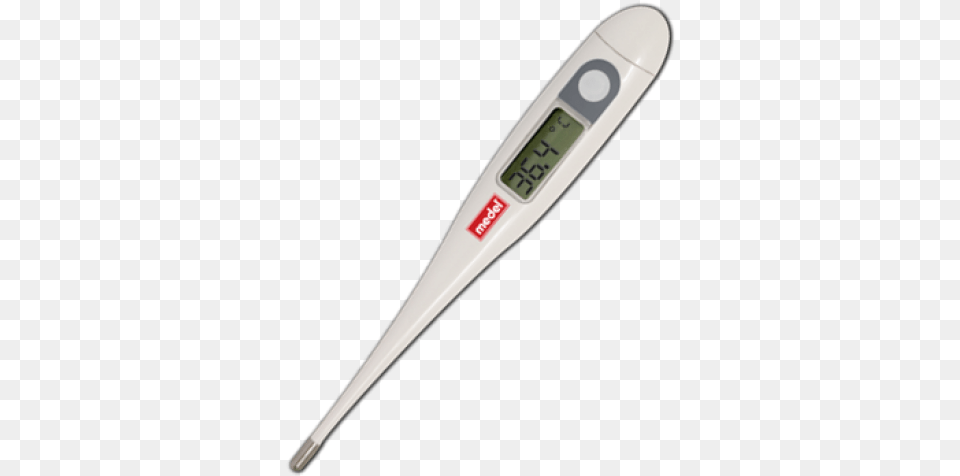 Digital Thermometer Flexible Tip Result In Digital Thermometer Transparent, Blade, Dagger, Knife, Weapon Png Image