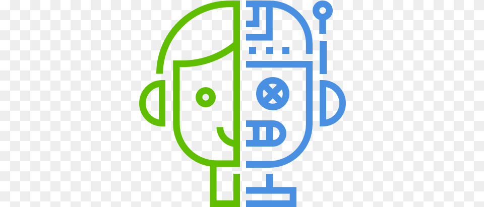 Digital Transformation Icon, Robot Free Png