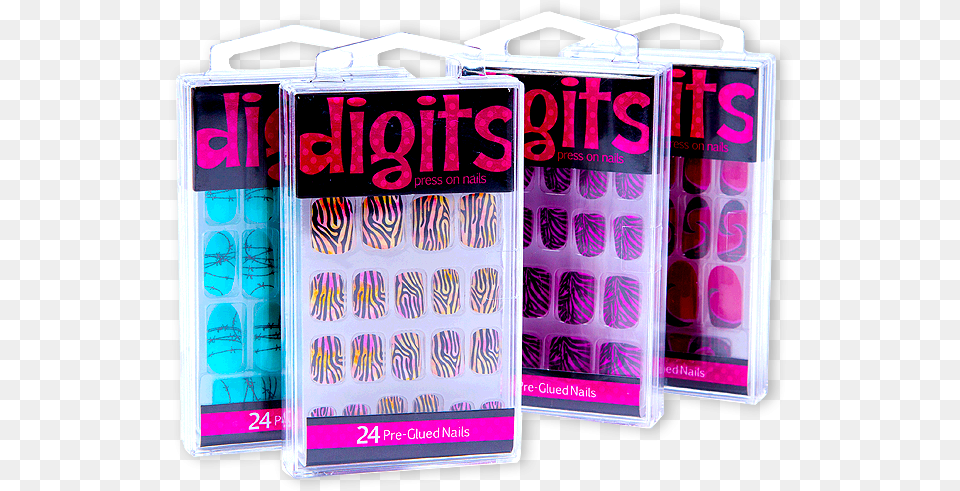 Digits Fake Nails 5 And Below Nails, Advertisement, Poster, Bus, Transportation Png