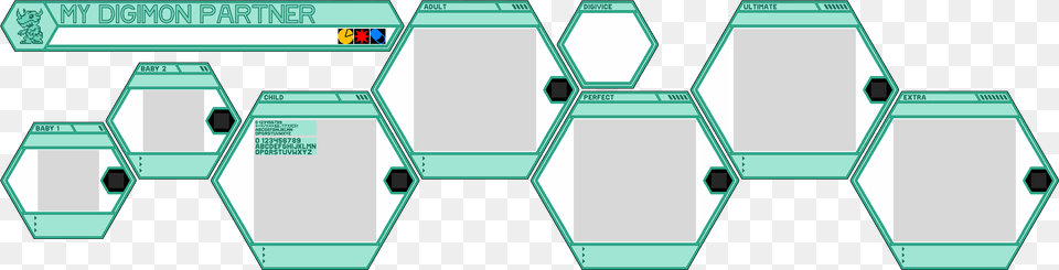Digivolution Line Template Free Png
