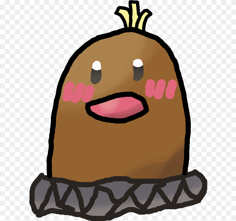 Diglett Chan Illustration, Birthday Cake, Cake, Cream, Dessert Png Image