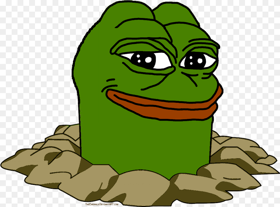 Diglett Frog Dank Memes Background, Green, Person, Cartoon, Face Png
