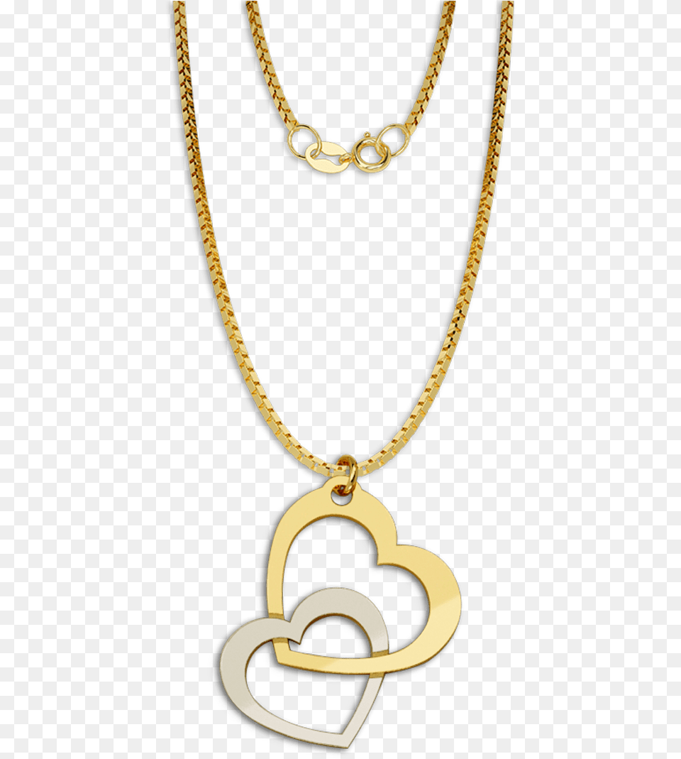 Dijes De Corazones En Oro, Accessories, Jewelry, Necklace, Pendant Png