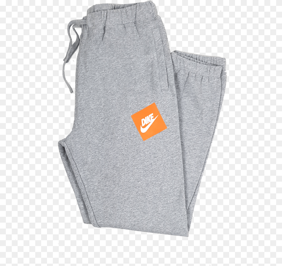 Dike Orange Box Logo Joggers Sock, Clothing, Pants, Accessories, Bag Png