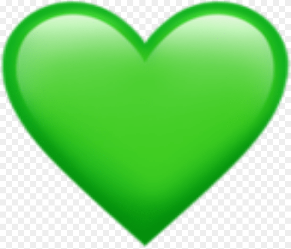 Dil Green Heart Emoji Transparent, Balloon Png Image