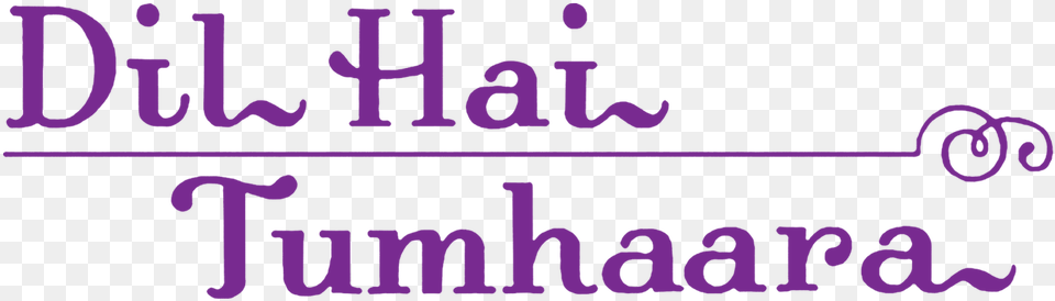 Dil Hai Tumhara, Purple, Text Free Png
