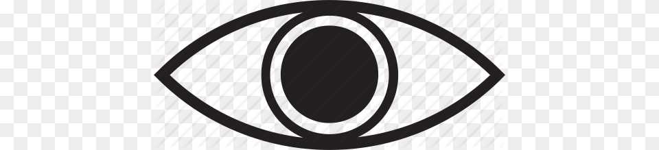 Dilated Eye Eyes See Visible Vision Icon, Oval Free Transparent Png