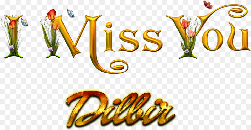 Dilbir Miss You Name Miss You Michelle, Plant, Text Free Png Download