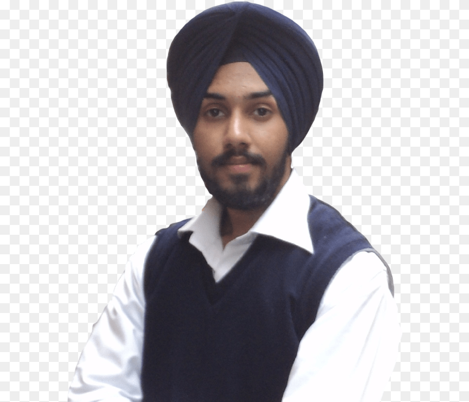 Dilip Singh Chahal Turban, Adult, Male, Man, Person Free Png Download