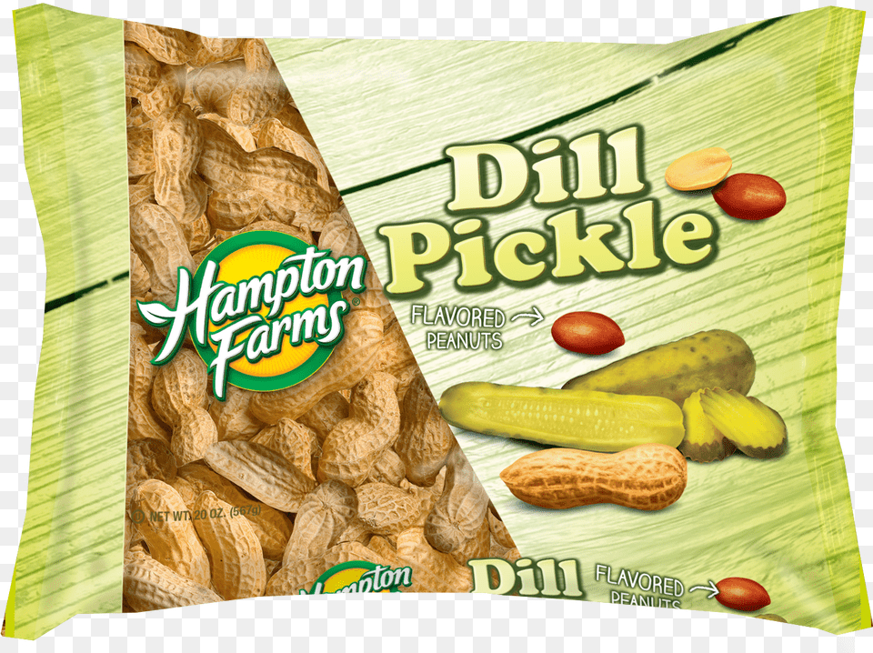 Dill Pickle Final 1 Hampton Farms Dill Pickle Peanuts, Food, Nut, Plant, Produce Free Transparent Png