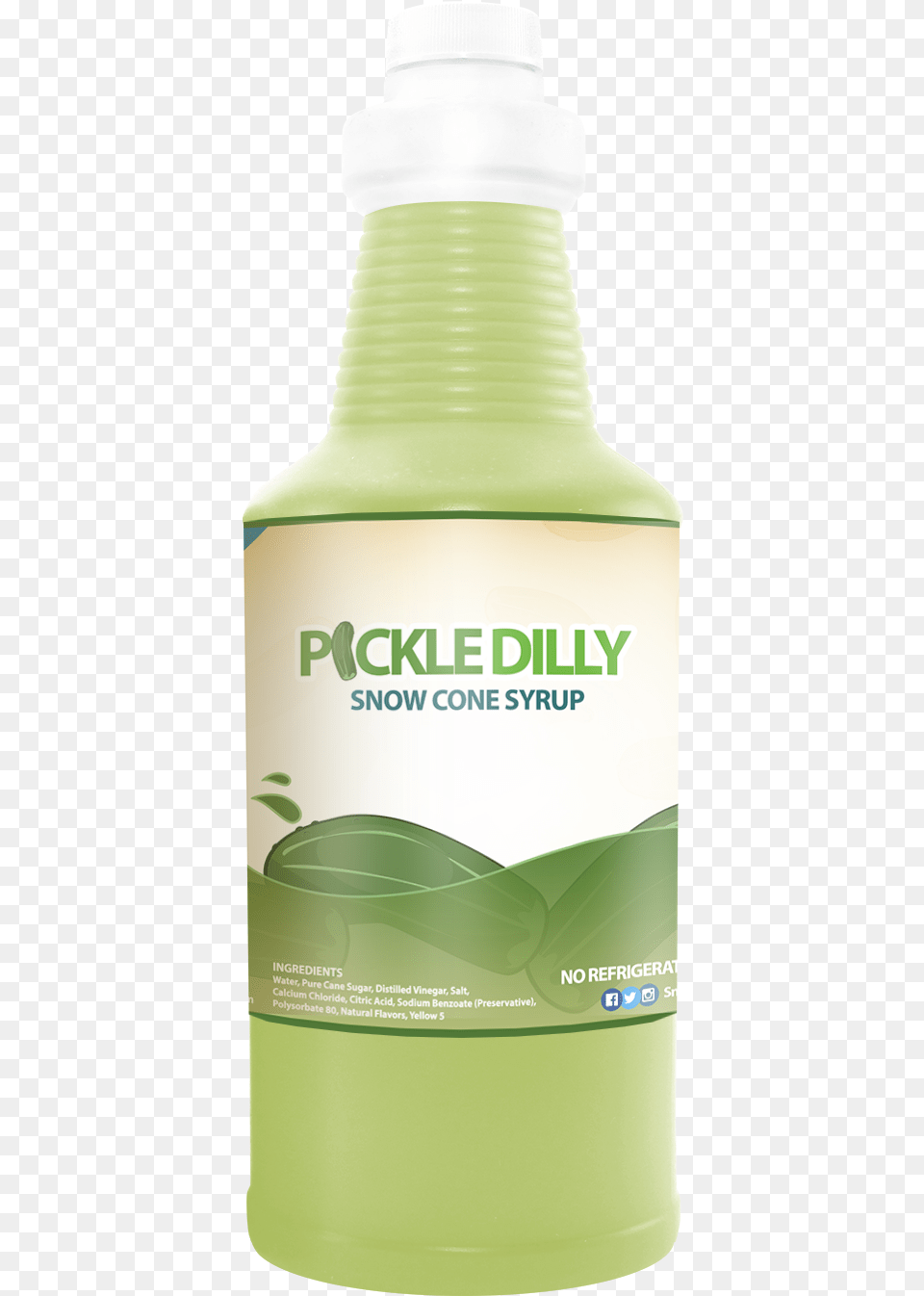 Dill Pickle Snow Cone, Bottle, Lotion, Shaker Free Png Download