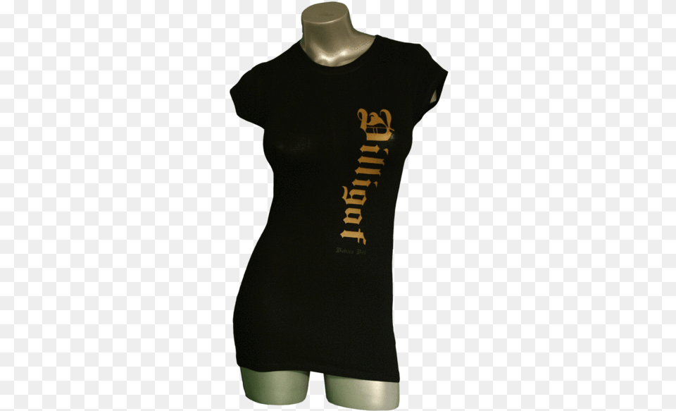 Dilligaf Gold Dust Angel Little Black Dress, Clothing, T-shirt, Shirt, Adult Free Png Download