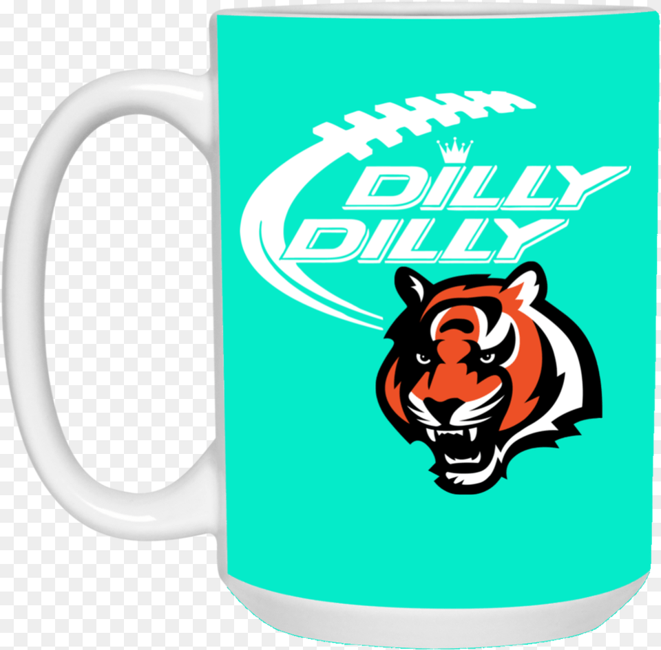 Dilly Bud Light Mug Cup Gift Logo Cincinnati Bengals, Beverage, Stein, Coffee, Coffee Cup Free Png Download