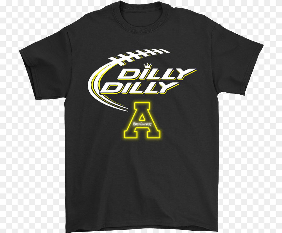 Dilly Dilly Appalachian State Mountaineers Neon Light Dilly Dilly Jets Shirt, Clothing, T-shirt Free Png