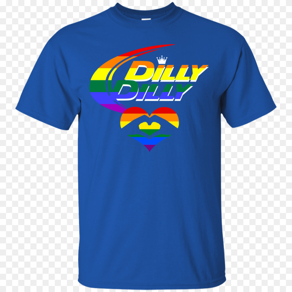Dilly Dilly Love Is Love Lgbt Rainbow Heart Shirt Pride Month, Clothing, T-shirt Png Image