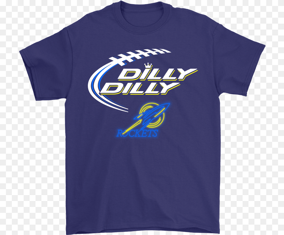 Dilly Dilly Toledo Rockets Neon Light Shirts Bud Light, Clothing, Shirt, T-shirt Png Image