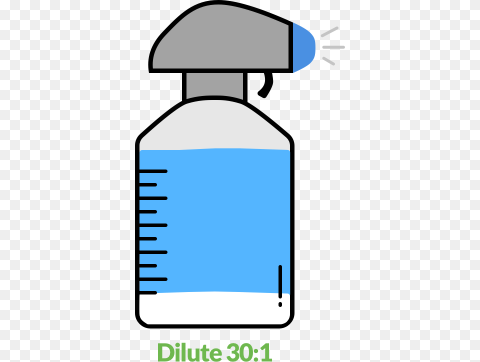 Diluting Extraction Cleaner For Cleaning Work Areas, Bottle, Water Bottle Free Png Download