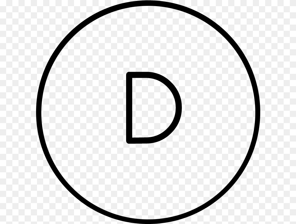 Dime Circle, Gray Free Transparent Png