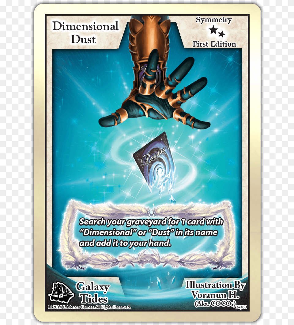 Dimensional Dust Foil Exodus Card, Advertisement, Poster, Person Free Png