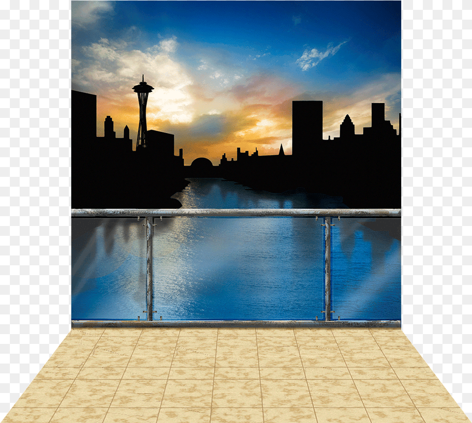 Dimensional View Of Skyline, City, Swimming Pool, Pool, Water Free Transparent Png