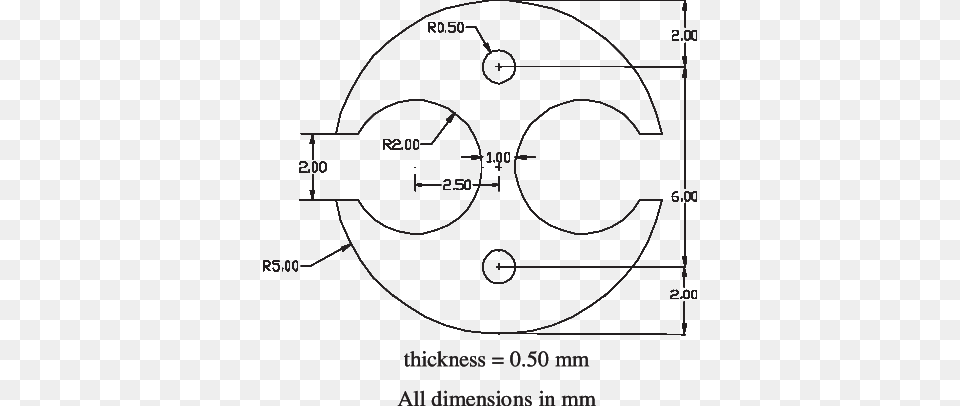 Dimensions Of The Miniature Dumb Bell Specimen Diagram Png Image