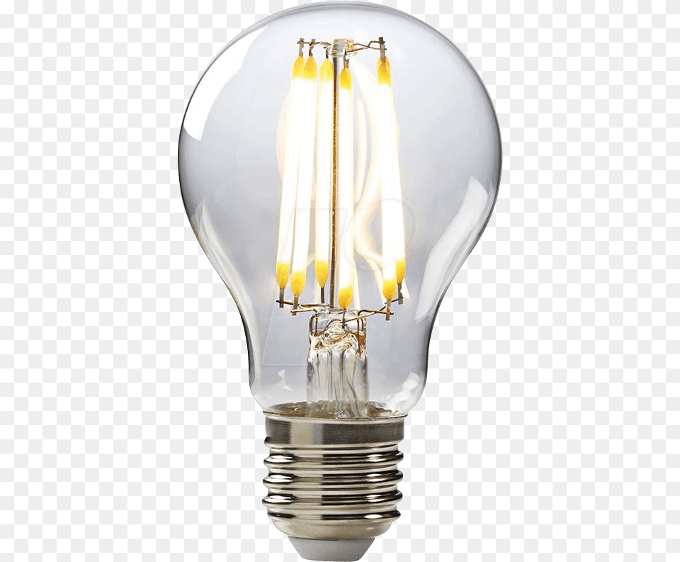 Dimmable Led Retro Filament Lamp E27 A60 Filament Lamp In, Light, Lightbulb, Festival, Hanukkah Menorah Free Transparent Png