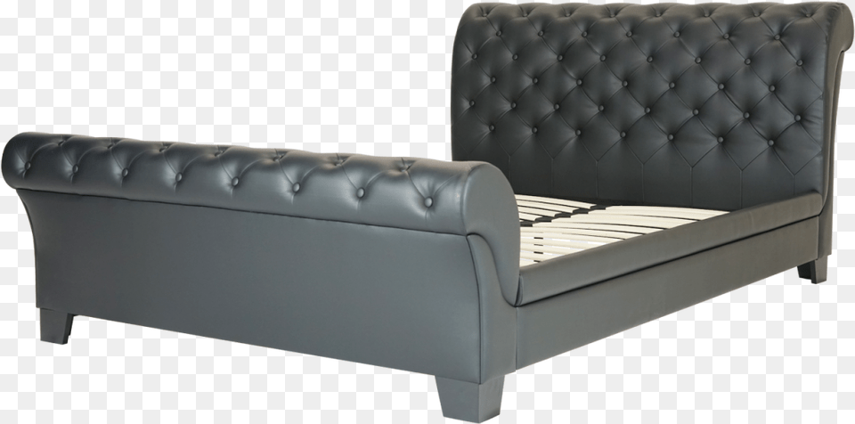 Dimond Black 39queen39 Sized Bed Studio Couch, Furniture Png Image