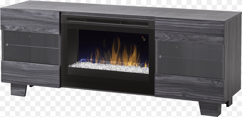 Dimplex 25 In Contemporary Electric Fireplace Insert, Indoors, Hearth, Furniture, Table Free Png Download